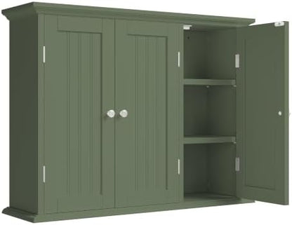ChooChoo Laundry Cabinet with 3 Doors and Adjustable Shelves