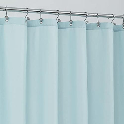 ALYVIA SPRING 72x78 Long Waterproof Fabric Shower Curtain or Liner Blue