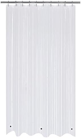 Mrs Awesome 54x78 Stall Size Shower Curtain Liner Clear