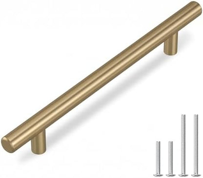 homdiy 2Pack 5in Cabinet Handles Champagne Bronze Kitchen Cabinet Pulls Drawer Pulls for Dresser Drawers