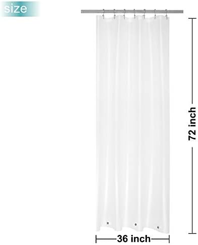 Mrs Awesome 36x72 Stall Size Shower Curtain Liner Frost