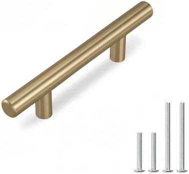 homdiy 40Pack 2-1/2in Cabinet Handles Champagne Bronze Kitchen Cabinet Pulls Drawer Pulls for Dresser Drawers