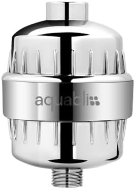 Aquabliss High Output Revitalizing Shower Filter - Reduces Dry Itchy Skin, Dandruff, Eczema, and Dramatically Improves The Condition of Your Skin, Hair and Nails - Chrome (SF100)