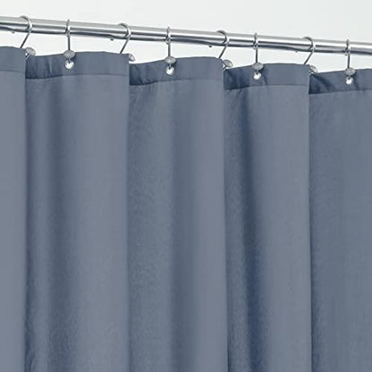 ALYVIA SPRING Waterproof Fabric Shower Curtain or Liner Stone Blue, 72x72