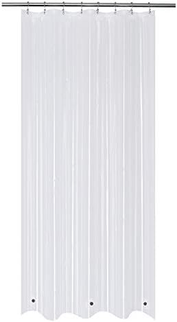 Mrs Awesome 48x84 Stall Size Shower Curtain Liner Clear