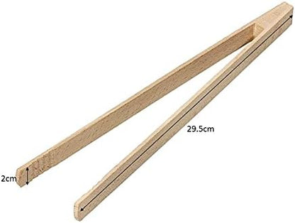 Chef Aid Beech Toast Tongs