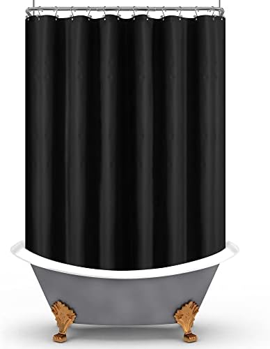 Mrs Awesome 180x70 Extra Wide Size Shower Curtain Liner Black