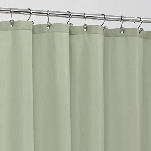 ALYVIA SPRING Waterproof Fabric Shower Curtain or Liner Sage Green, 72x72