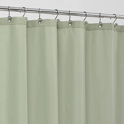 ALYVIA SPRING Waterproof Fabric Shower Curtain or Liner Sage Green, 72x72
