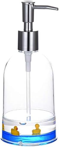 Locco Decor 4 Piece Acrylic Liquid 3D Floating Motion Bathroom Vanity Accessory Set Duck
