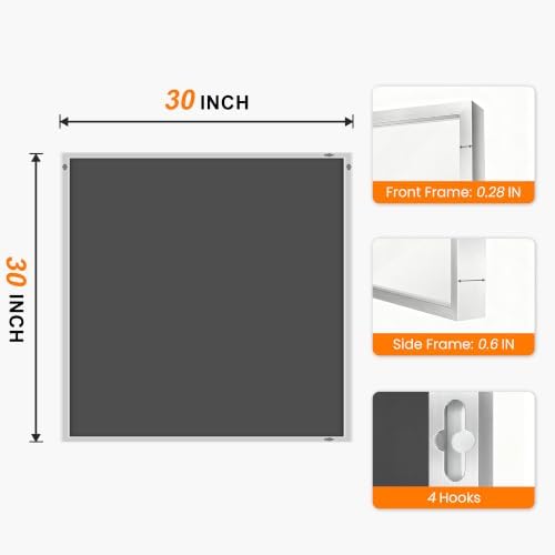Bathroom Vanity Mirror for Wall, 30"x30" Bathroom Mirror for Over Sink