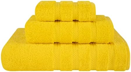 American Soft Linen 100% Cotton Luxury Turkish Towels, 3 Piece Towel Set