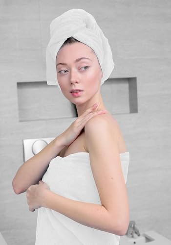 Avalon Towels Bath Towels Set of 4, Size 30 x 60 Inches