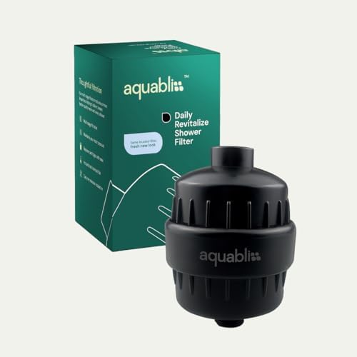Aquabliss SF100 Daily Revitalize Shower Filter - Matte Black