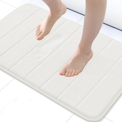 Buganda Memory Foam Bath Mat 30 x 20, Ultra Soft Absorbent Bathroom Rugs