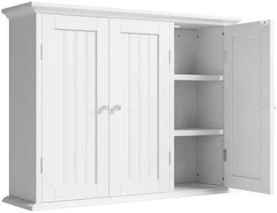 ChooChoo Laundry Cabinet with 3 Doors and Adjustable Shelves