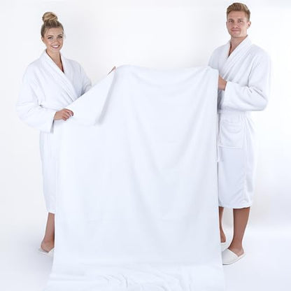American Soft Linen 100% Cotton Luxury Turkish Towels, 40x80 XL Bath Sheet