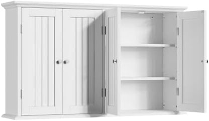 ChooChoo Laundry Cabinet with 4 Doors and Adjustable Shelves