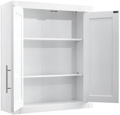Crosley Furniture Savannah 2-Piece Wall Cabinet Set