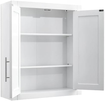 Crosley Furniture Savannah 2-Piece Wall Cabinet Set