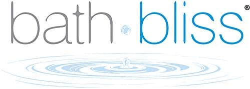 Bath Bliss 70” x 72” PEVA Shower Curtain | 12 Rust Proof Metal Grommets | Reinforced Header | Waterproof | Lisbon Design | Blue