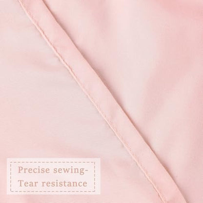Homechoice Decor 2-Piece Peach Shower Curtain, 72" W x 72" H x 2 Panels