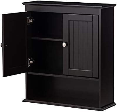 Spirich Bathroom Wall Cabinet Over Toilet, Small Medicine Cabinet Espresso