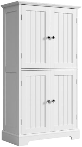 ChooChoo Bathroom Floor Cabinet with Adjustable Shelves
