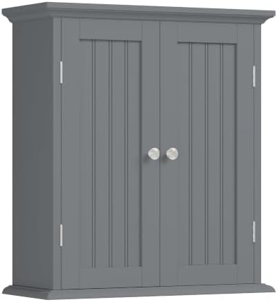 ChooChoo Bathroom Wall Cabinet with 2 Doors, Over The Toilet