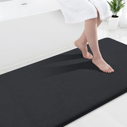 Smiry Memory Foam Bath Mat 70x24, Extra Soft and Absorbent Bathroom Rugs