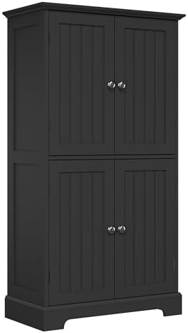 ChooChoo Bathroom Floor Cabinet with Adjustable Shelves