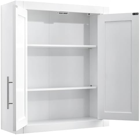 Crosley Furniture Savannah 3-Piece Wall Storage Cabinet Set