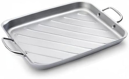 Grill Pan - 11'x15'' BBQ Grill Topper With Handles