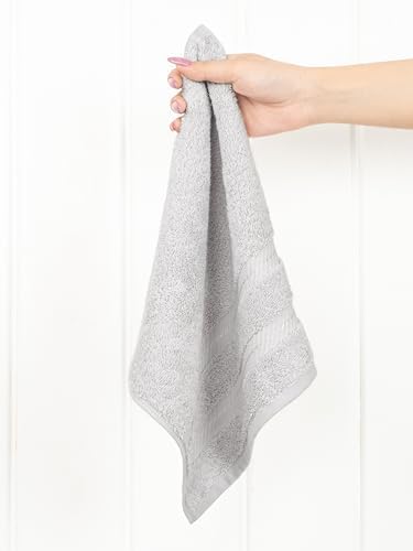 American Soft Linen 100% Cotton Luxury Turkish Towels, 4 PC Washcloth Set