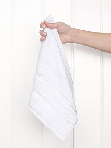 American Soft Linen 100% Cotton Luxury Turkish Towels, 4 PC Washcloth Set