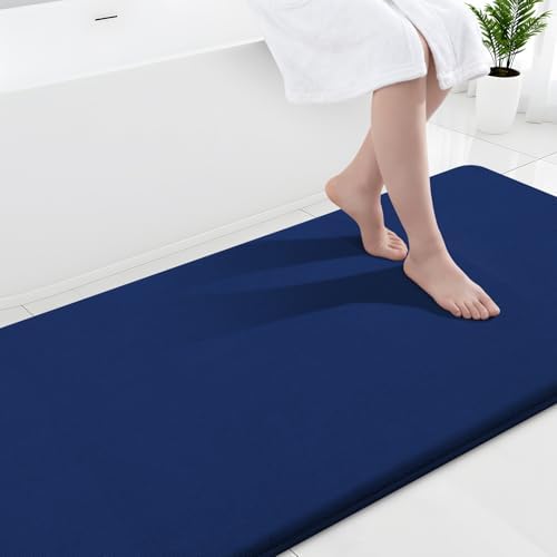 Smiry Memory Foam Bath Mat 40x24, Extra Soft and Absorbent Bathroom Rugs
