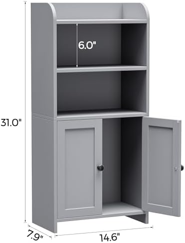 Homhedy Small Bathroom Storage Cabinet, Toilet Paper Storage Cabinet