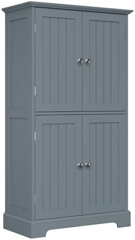 ChooChoo Bathroom Floor Cabinet with Adjustable Shelves