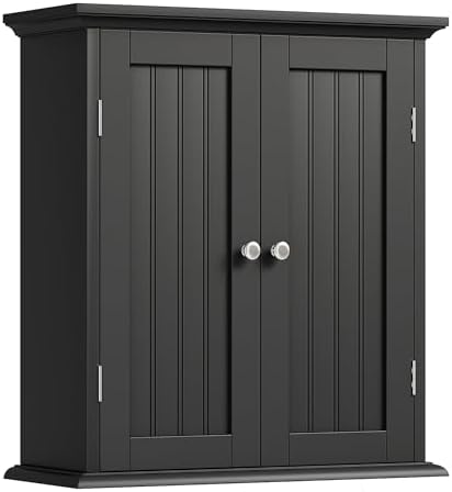 ChooChoo Bathroom Wall Cabinet with 2 Doors, Over The Toilet