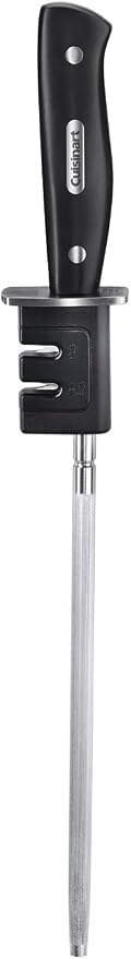 Cuisinart C77TR-9SHP Triple Rivet Collection Steel Knife Sharpener, 9-Inch, Black