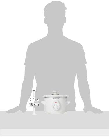 Brentwood SC-115W Slow Cooker,1.5 Quart,White
