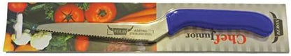 Berox Chef Junior 5 Inches Blade Kitchen Cutting Slicing Knife Offset Handle (Blue)