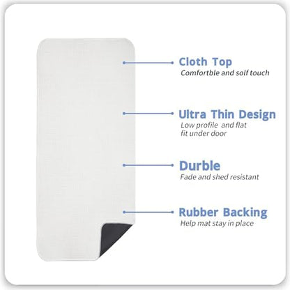Bosap Bath Mat,Ultra Thin Bathroom Runner Rugs,Large Bath Mats for Bathroom,Quick Dry,Non-Slip,Machine Washable,Low Pile,Bath Rug,Shower Outside,Sink,Home Decor Accessories.Cream,3'x6'(36x72inch)
