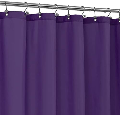 ALYVIA SPRING Waterproof Fabric Shower Curtain or Liner Royal Purple, 72x72