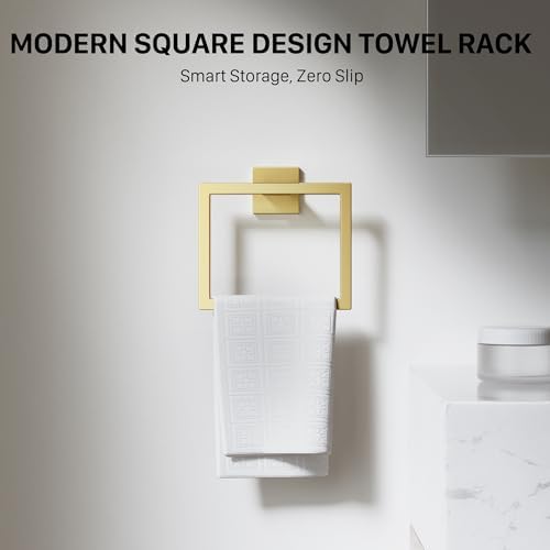 10-Piece 23.6 Inch Brushed Gold Bathroom Hardware Accessories Set