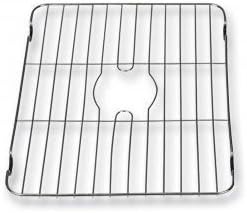Better Houseware Sink Protectors for Kitchen Sink, Rust-Resistant Scratch-Preventing Stainless Steel Sink Protector Grid, Non-Slip Kitchen Sink Rack for Washing, 18 x 12 x 1 Inch (2 Pack)