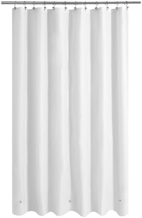 Mrs Awesome 72x96 Extra Long Shower Curtain Liner White