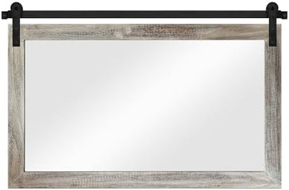 COGOOD Farmhouse Bathroom Mirrors for Over Sink - 26 x 41 Yellow White