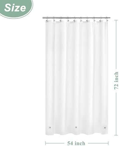 Mrs Awesome 54x72 Stall Shower Curtain Liner Frost