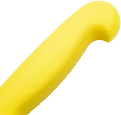 Chefs Knife 6.5" Yellow Handle - Cooked Meats.